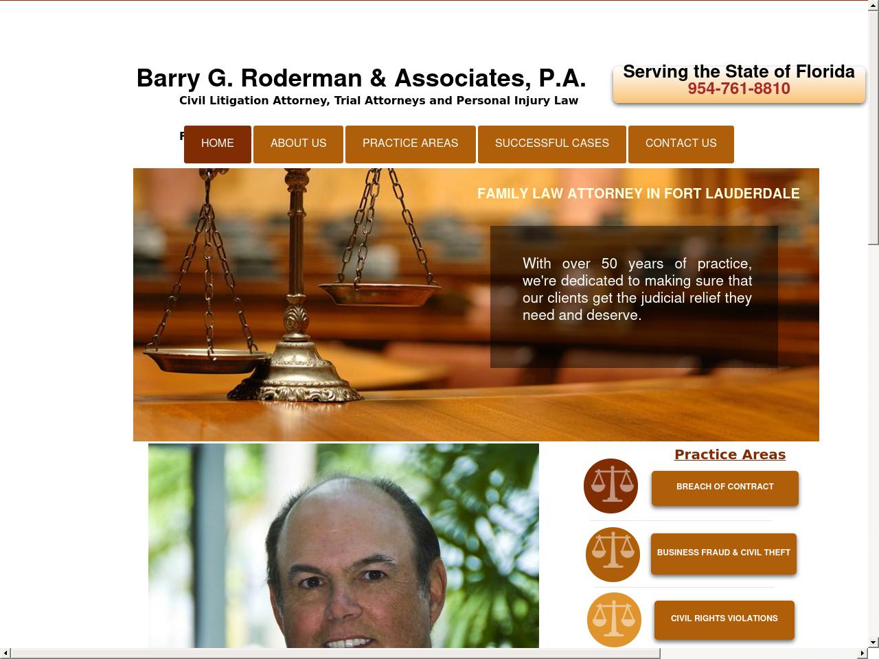 Barry G. Roderman & Associates, P.A. - Boca Raton FL Lawyers