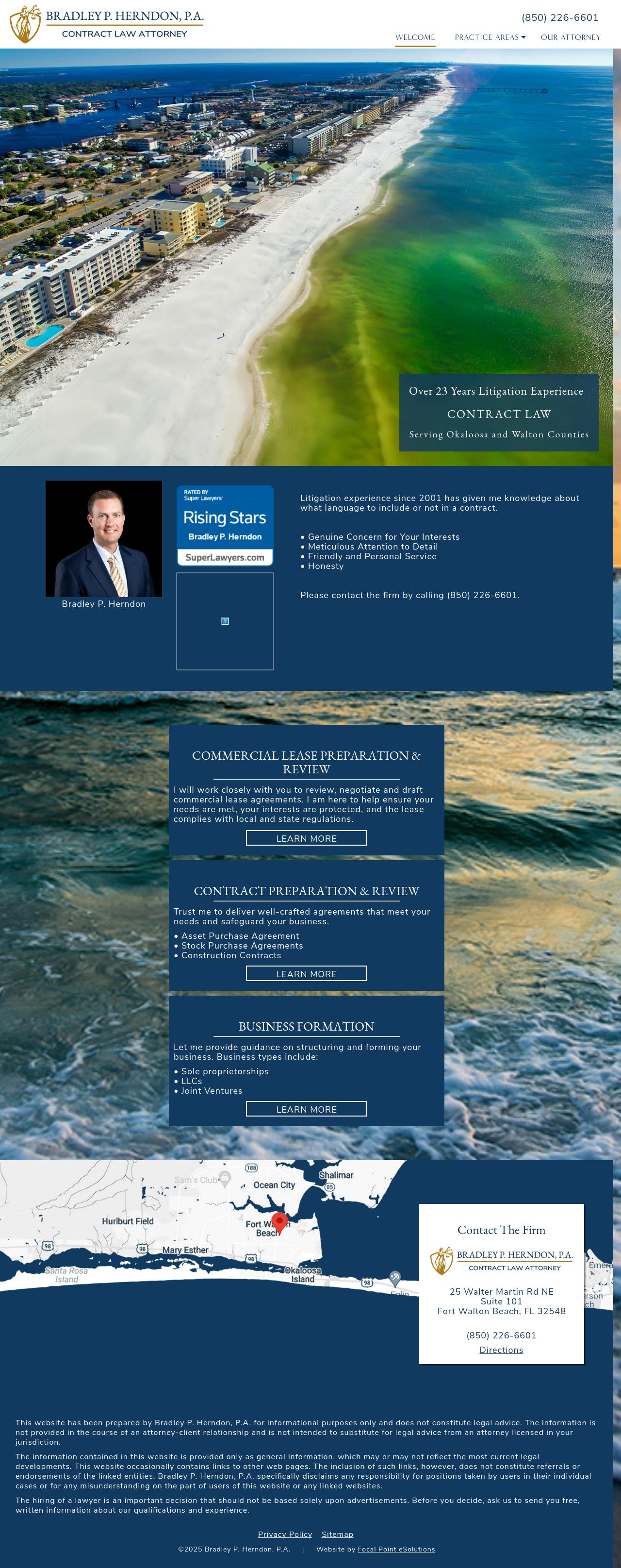 Bradley P. Herndon, P.A. - Fort Walton Beach FL Lawyers