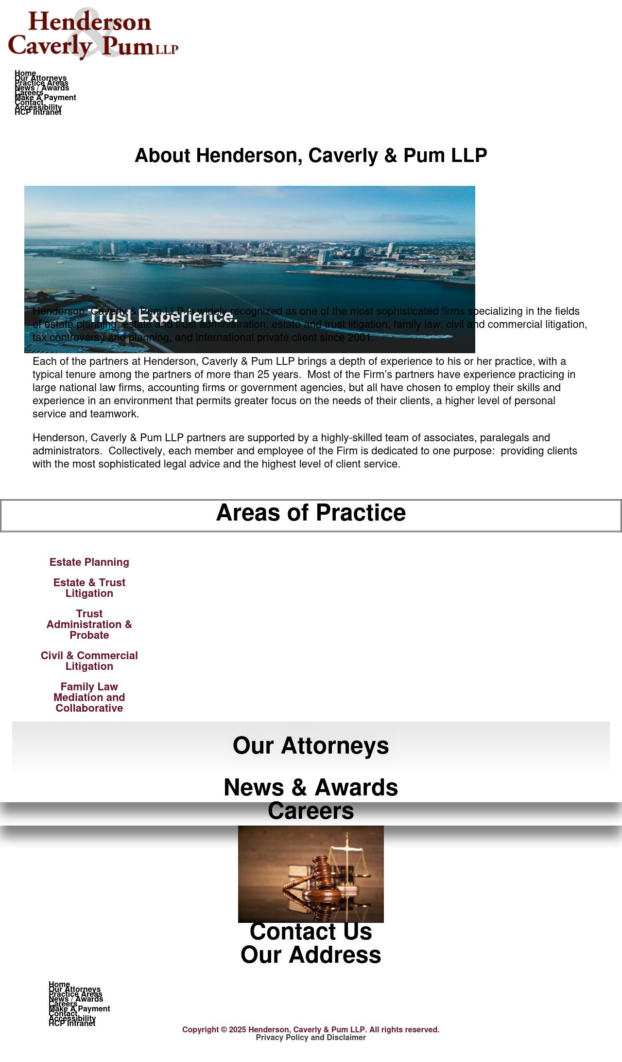 Henderson, Caverly, Pum & Charney LLP - San Diego CA Lawyers