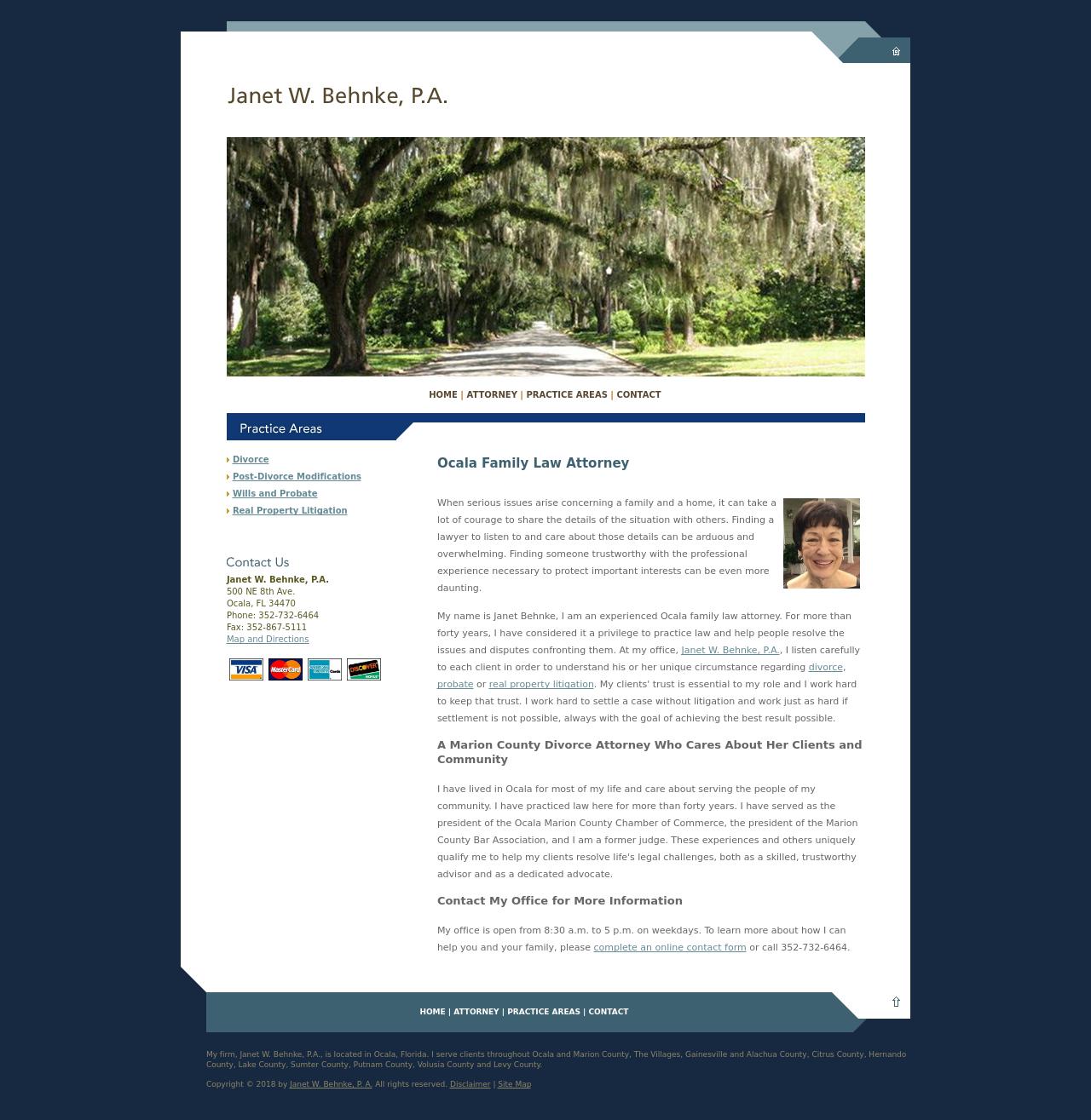 Janet W. Behnke, P. A. - Ocala FL Lawyers