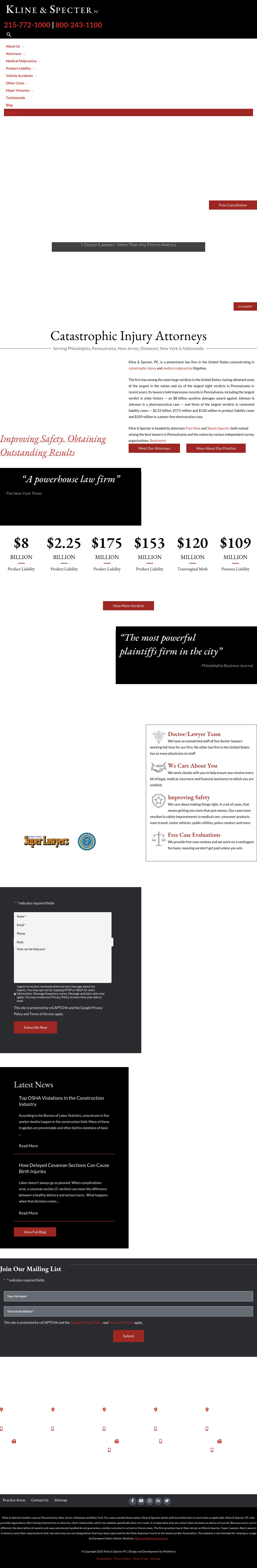 Kline & Specter PC - Philadelphia PA Lawyers