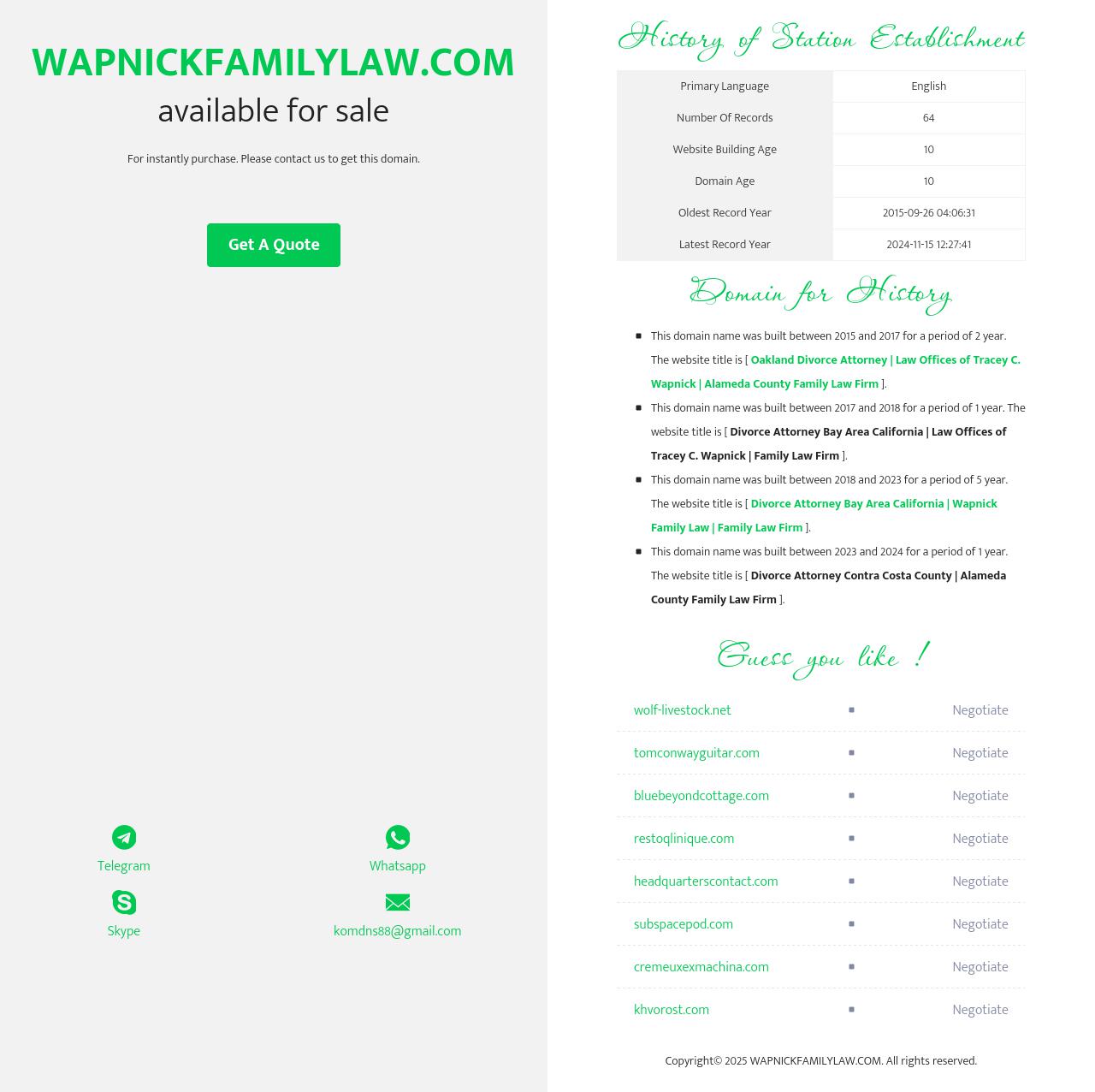 Law Office of Tracey C. Wapnick - Oakland CA Lawyers