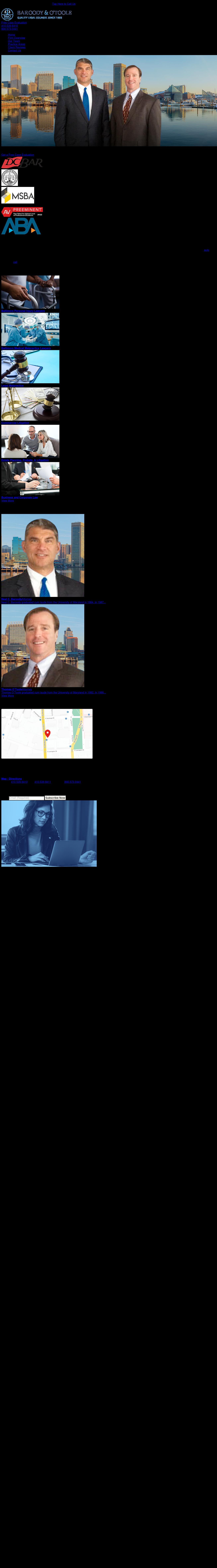 Baroody & O'Toole - Baltimore MD Lawyers