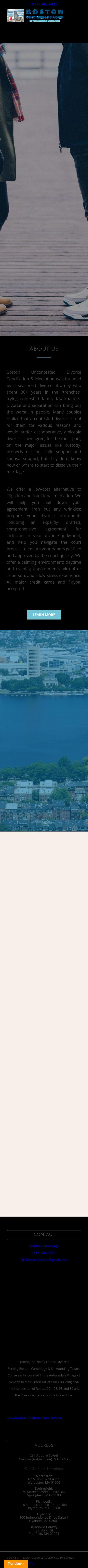 Boston Uncontested Divorce Conciliation and Mediation - Newton MA Lawyers