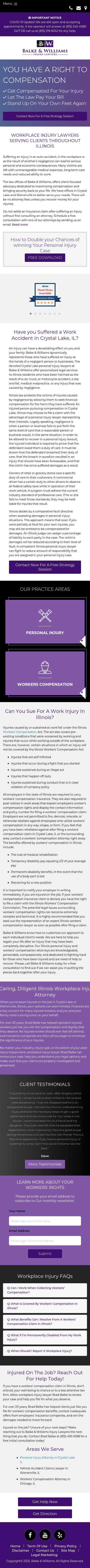 Brad J. Balke, P.C. - Crystal Lake IL Lawyers