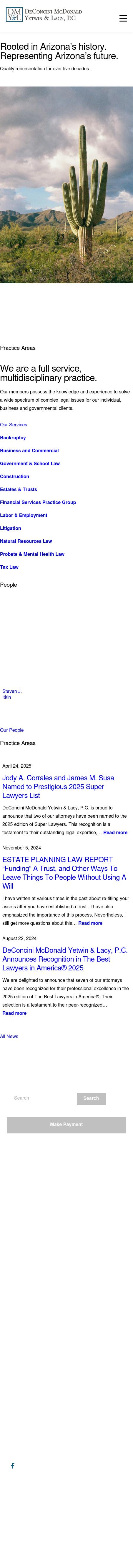 DeConcini McDonald Yetwin & Lacy, P.C. - Tucson AZ Lawyers