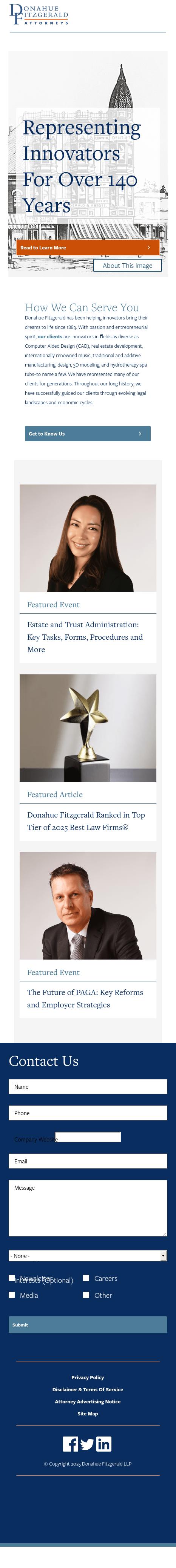 Donahue Fitzgerald LLP - Oakland CA Lawyers