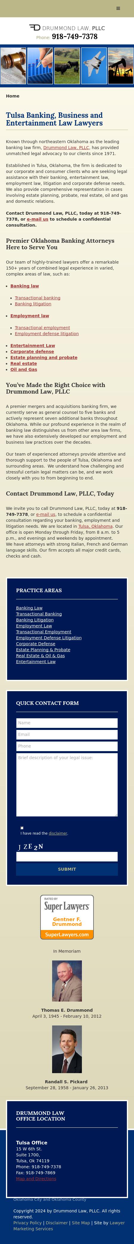 Drummond Law, PLLC - Tulsa OK Lawyers