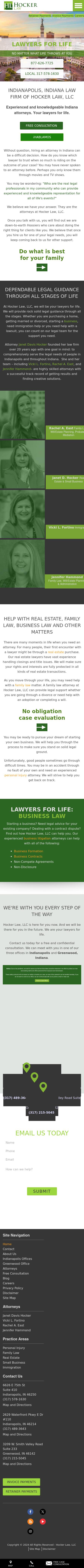 Hocker & Associates, LLC - Greenwood IN Lawyers