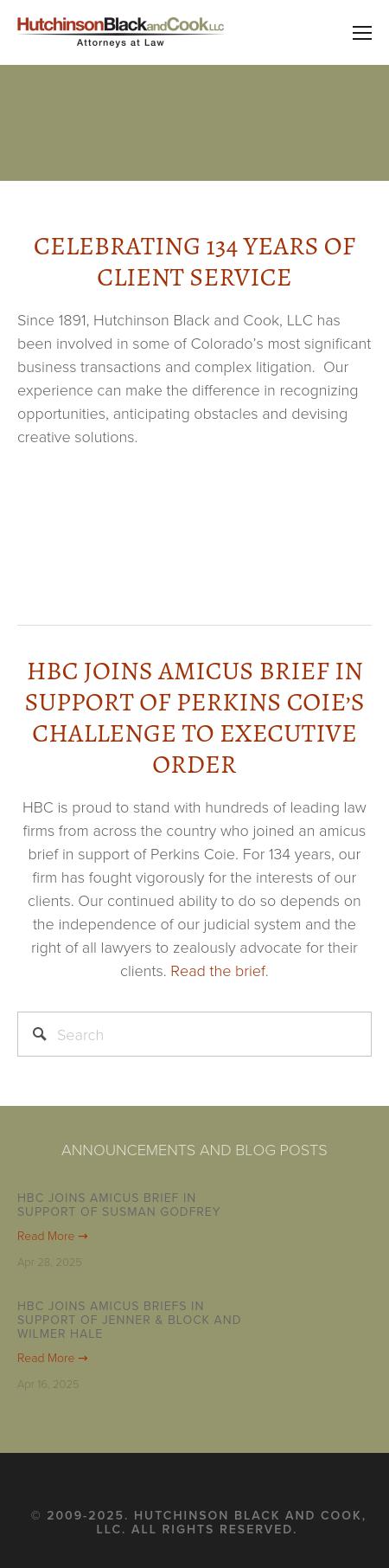 Hutchinson Black And Cook LLC - Boulder CO Lawyers