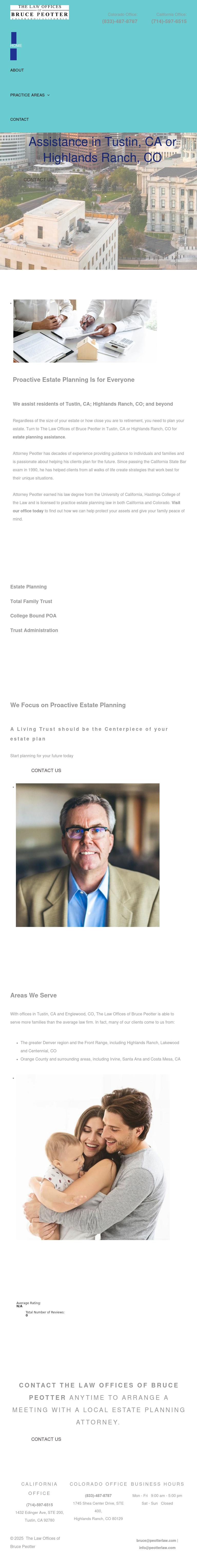 Law Office of Bruce Peotter - Tustin CA Lawyers