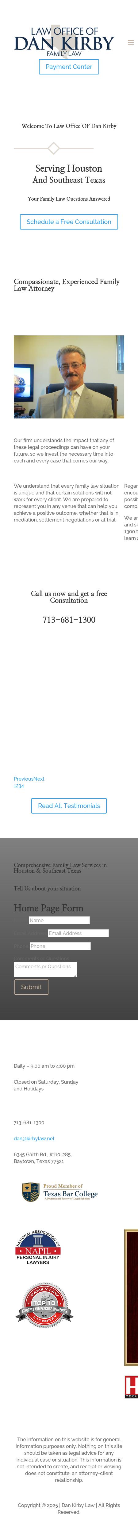 Law Office of Dan Kirby - Houston TX Lawyers