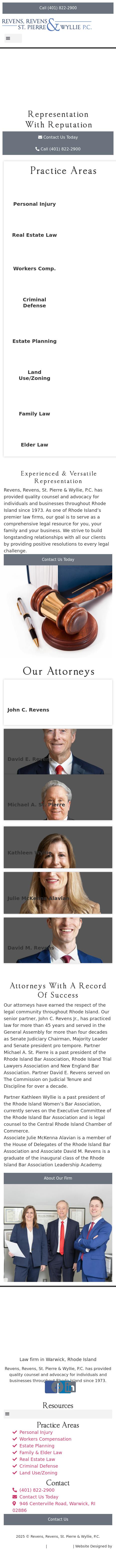 Revens, Revens & St. Pierre - Warwick RI Lawyers