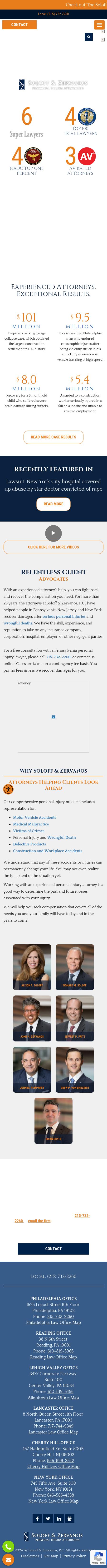 Soloff & Zervanos, P.C. - Reading PA Lawyers