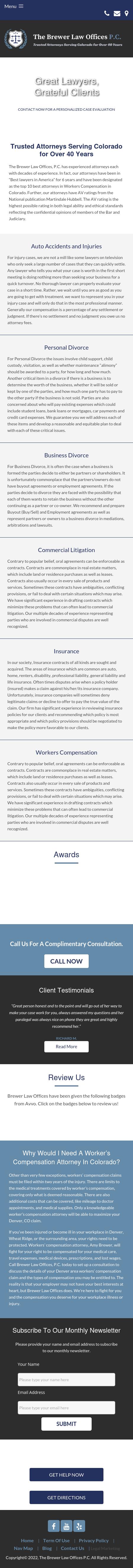 The Brewer Law Offices P.C. - Colorado Springs CO Lawyers