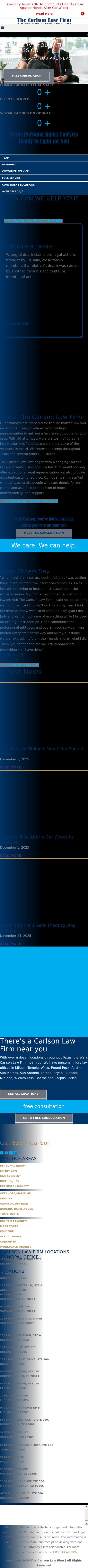 The Carlson Law Firm - Waco TX Lawyers