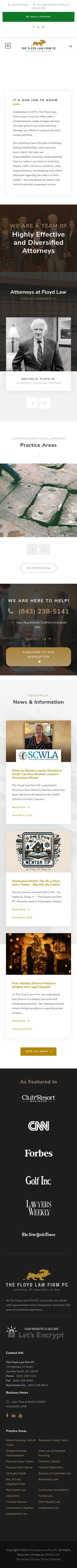 The Floyd Law Firm PC - Surfside Beach SC Lawyers