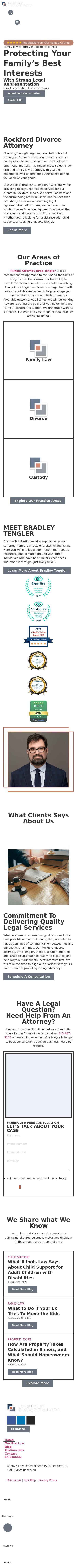 The Law Office of Bradley R. Tengler, Inc. - Rockford IL Lawyers