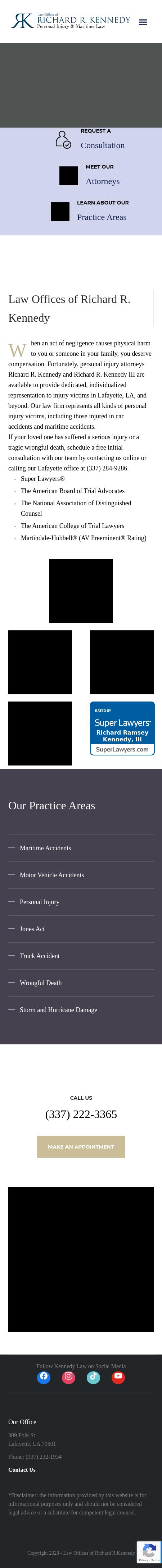 The Law Offices of Richard R. Kennedy, APLC - Lafayette LA Lawyers