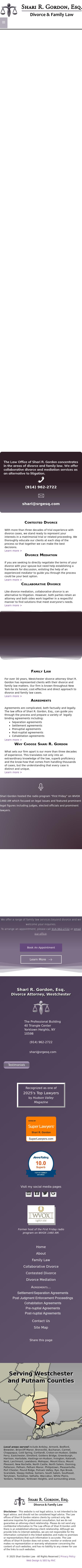 The Law Offices of Shari R. Gordon - Yorktown Heights NY Lawyers