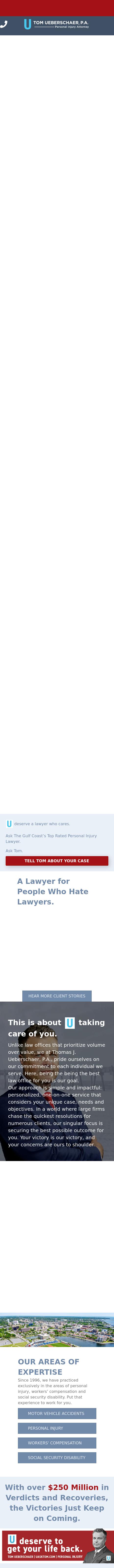 Thomas J. Ueberschaer, P.A. - Panama City FL Lawyers