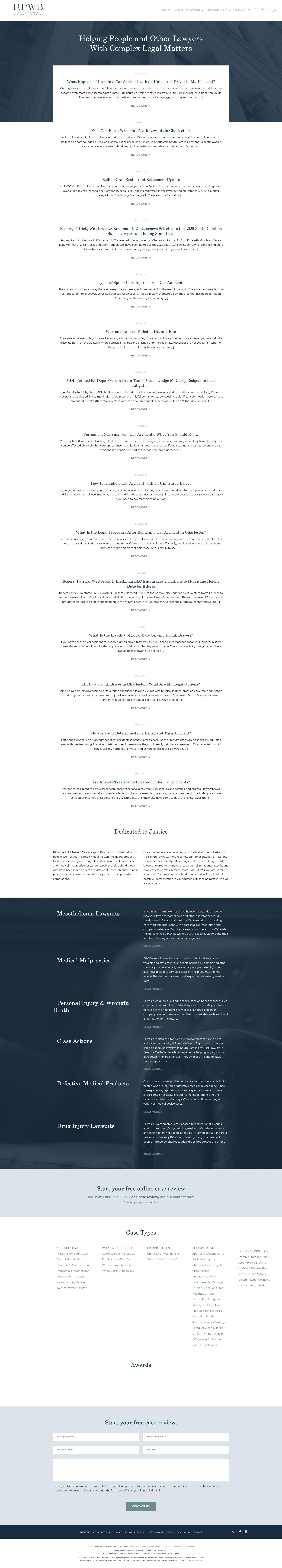Richardson, Patrick, Westbrook & Brickman, LLC - Mount Pleasant SC Lawyers