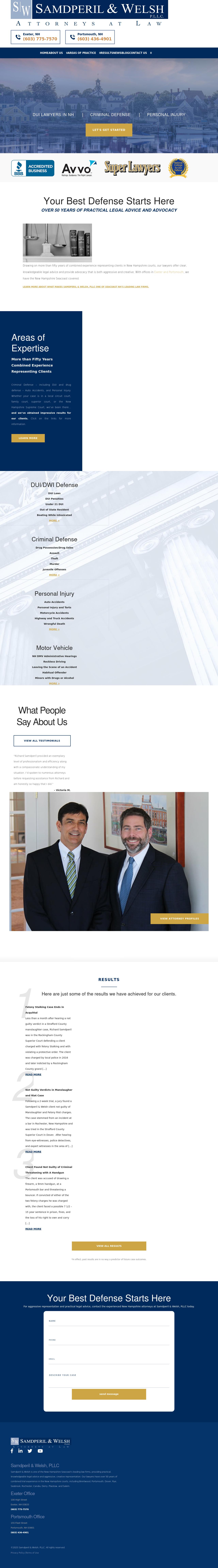 Samdperil & Welsh, PLLC - Exeter NH Lawyers