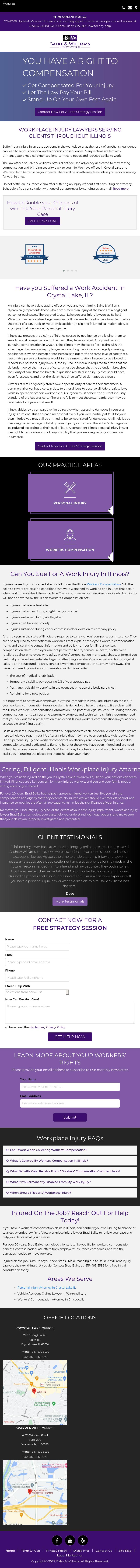 Brad J. Balke, P.C. - Crystal Lake IL Lawyers