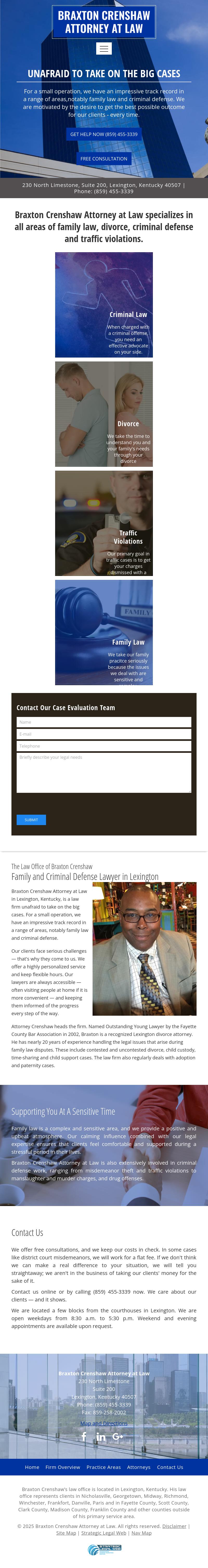 Braxton Crenshaw Attorney at Law - Lexington KY Lawyers