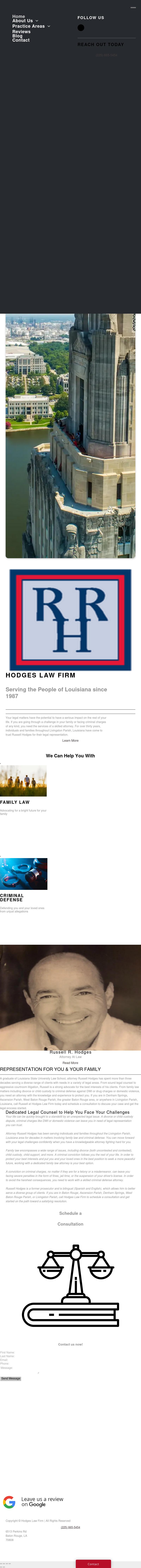 Hodges Law Firm - Denham Spring LA Lawyers