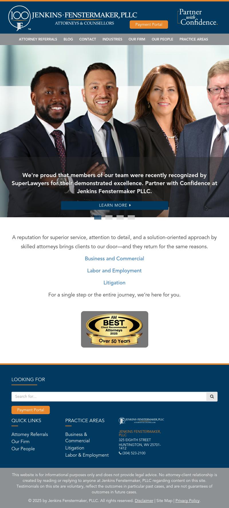 Jenkins Fenstermaker, PLLC - Huntington WV Lawyers