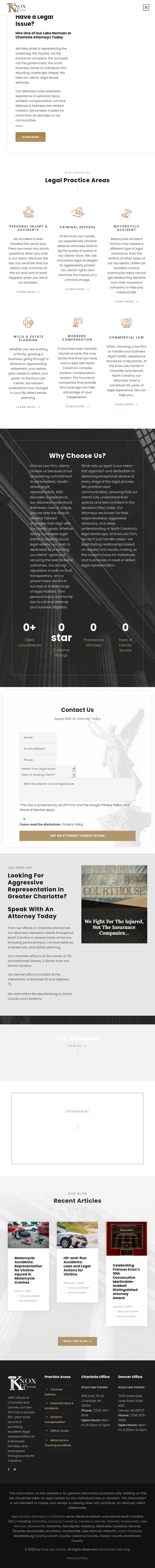 Knox Law Center - Denver NC Lawyers