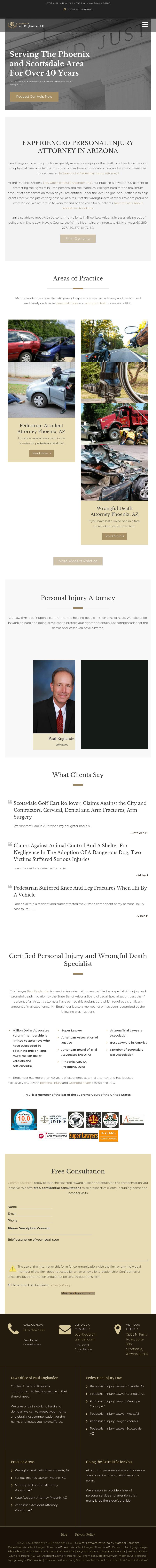 Law Office of Paul Englander, PLC - Phoenix AZ Lawyers
