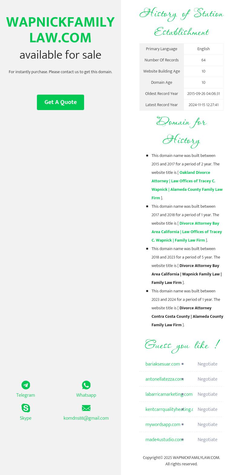 Law Office of Tracey C. Wapnick - Oakland CA Lawyers