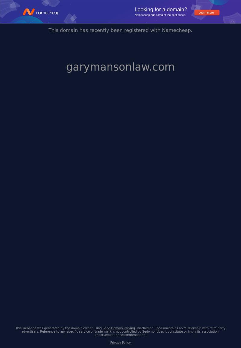 Law Offices of Gary L. Manson - Reno NV Lawyers