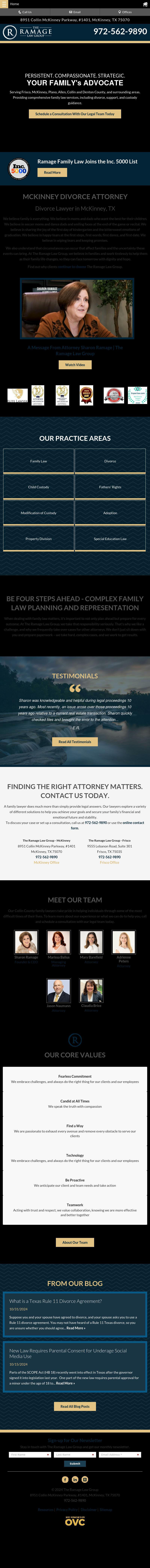 Sharon M. Ramage, P.C. - Frisco TX Lawyers