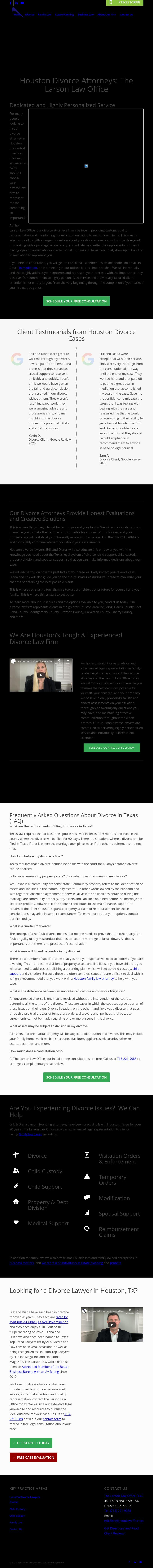 The Larson Law Office PLLC - Houston TX Lawyers