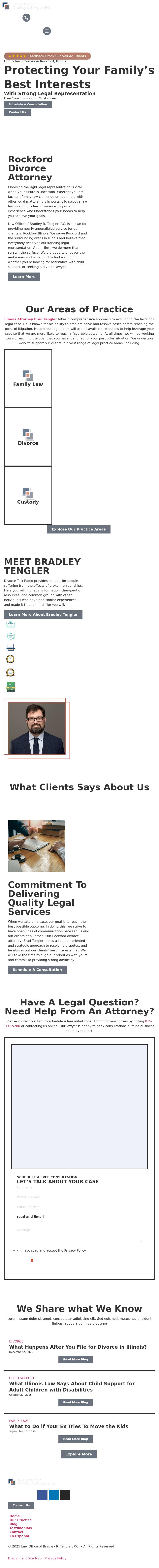 The Law Office of Bradley R. Tengler, Inc. - Rockford IL Lawyers