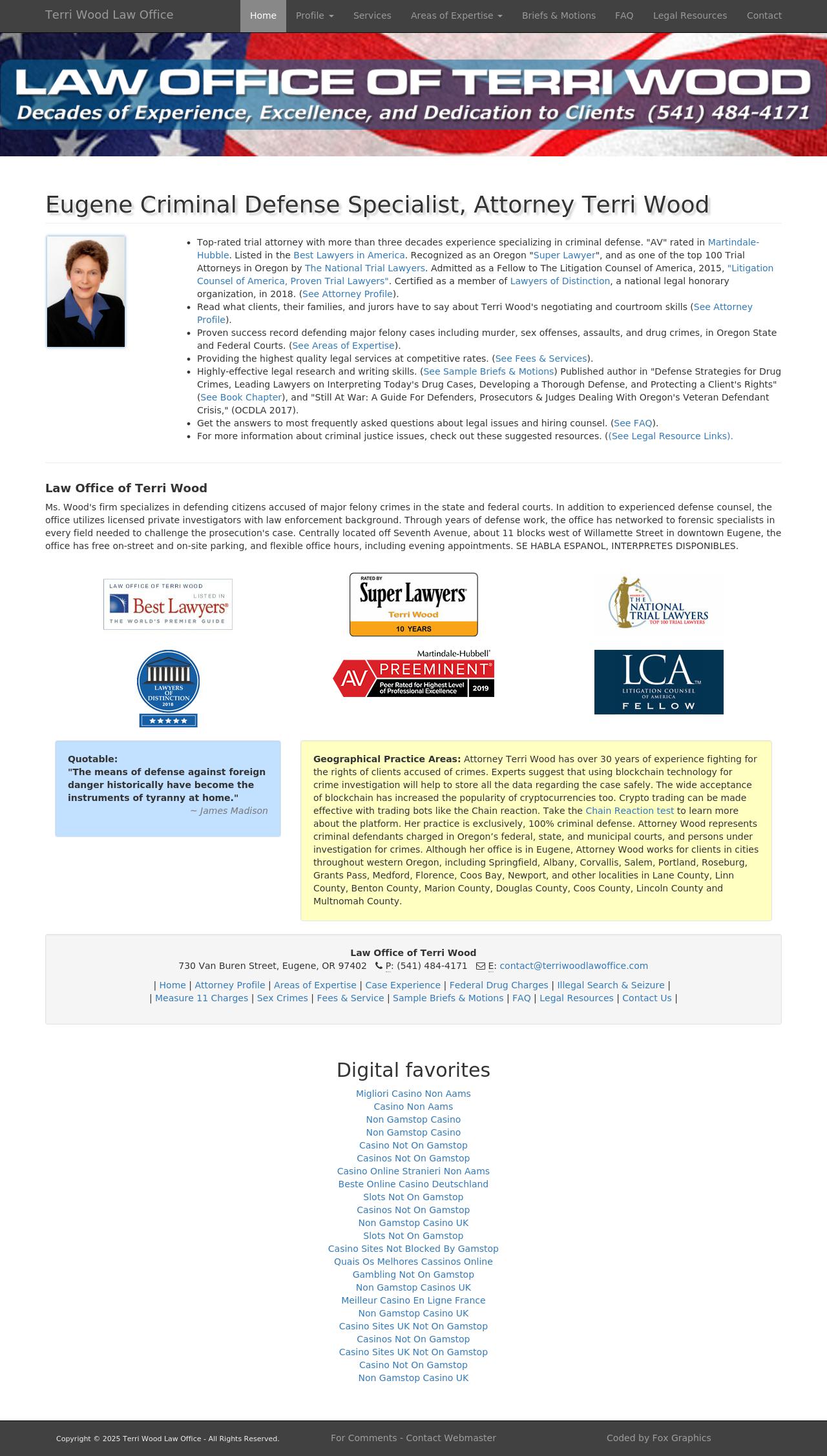 Terri Wood - Eugene OR Lawyers