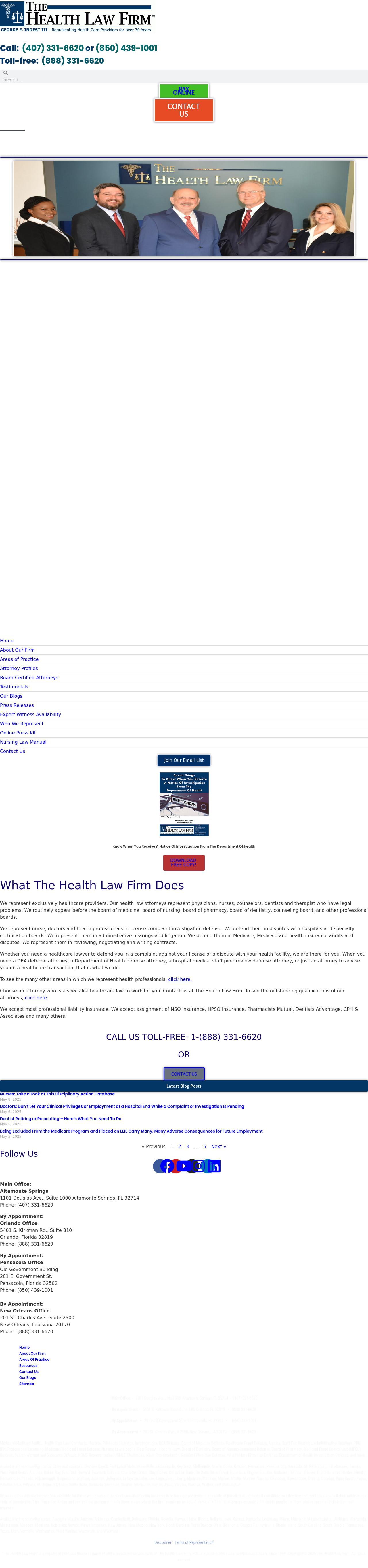 The Health Law Firm - Orlando FL Lawyers