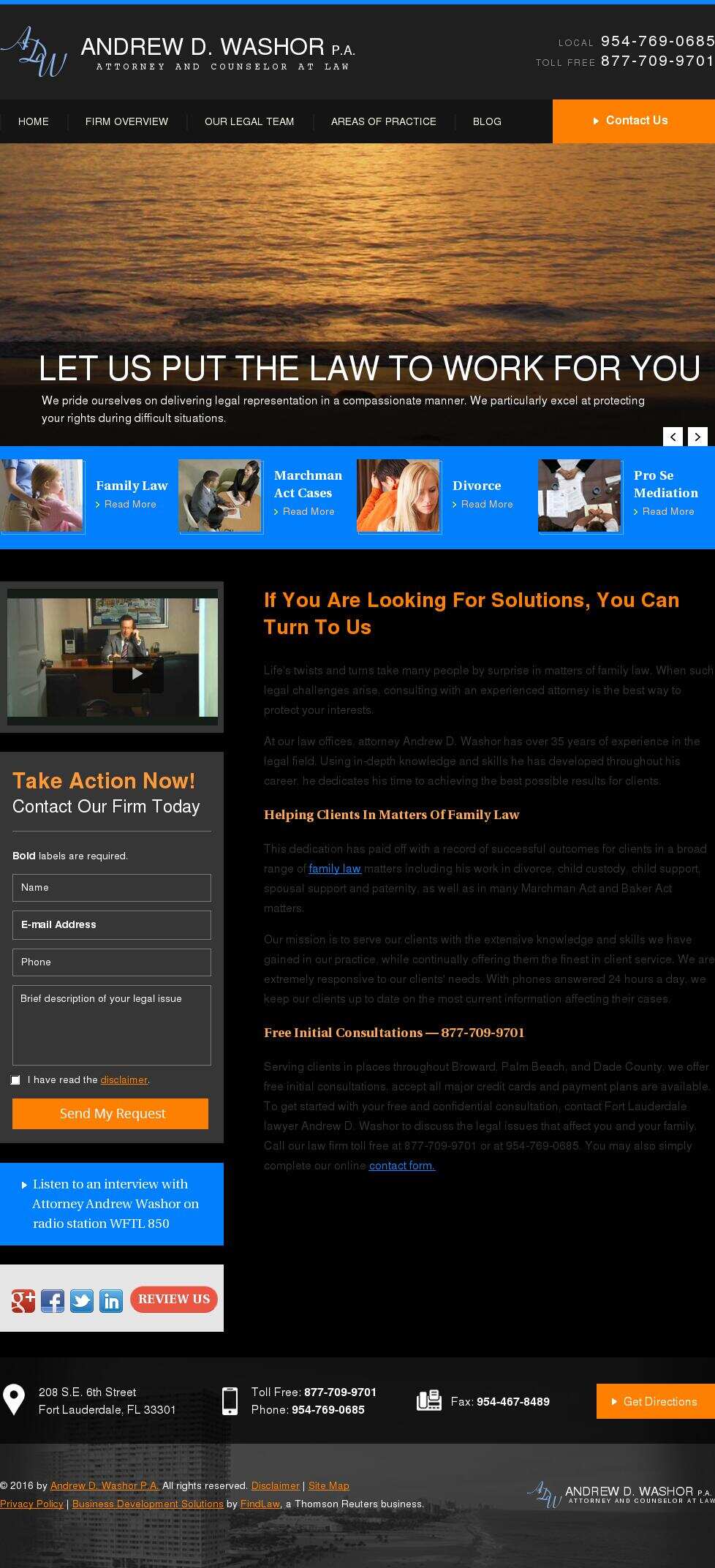 Andrew D. Washor P.A. - Fort Lauderdale FL Lawyers