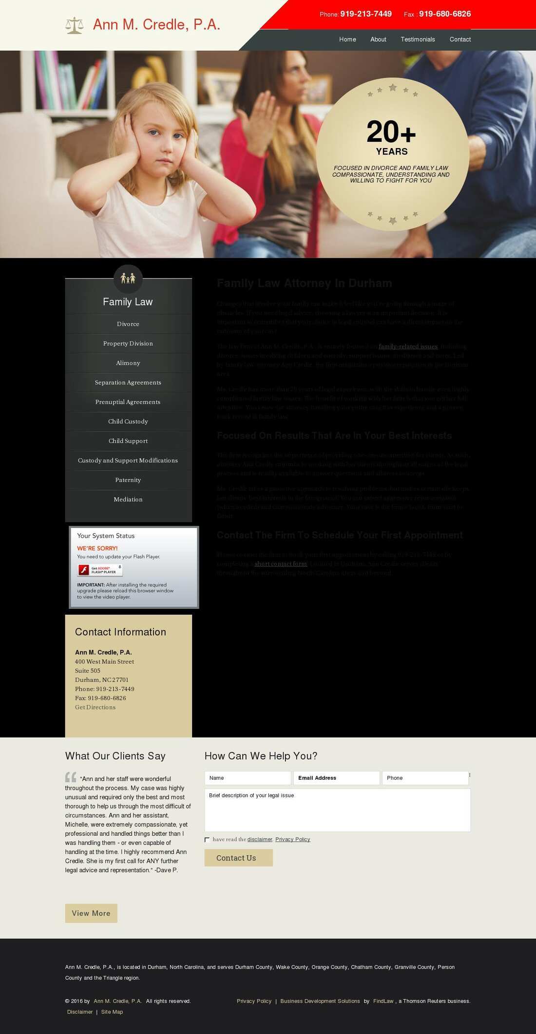 Ann M. Credle, P.A. - Durham NC Lawyers