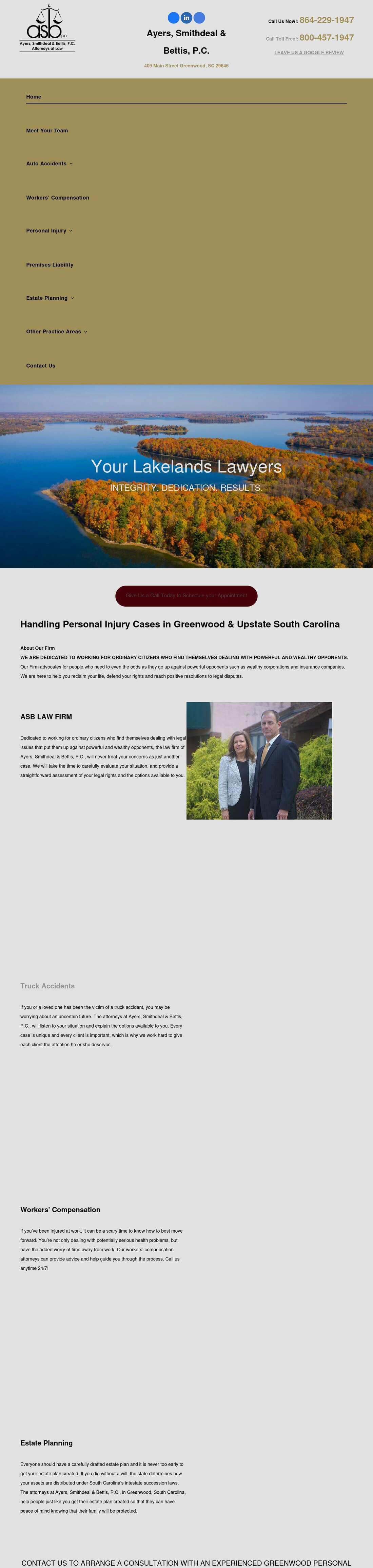 Ayers, Smithdeal & Bettis, P.C. - Greenwood SC Lawyers