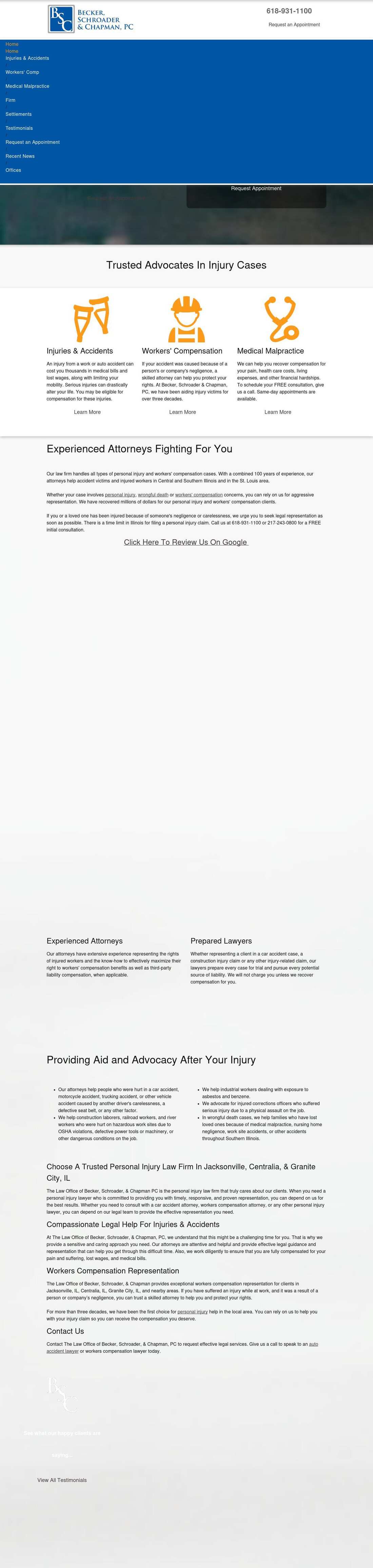 Becker, Schroader & Chapman, P.C. - Granite City IL Lawyers