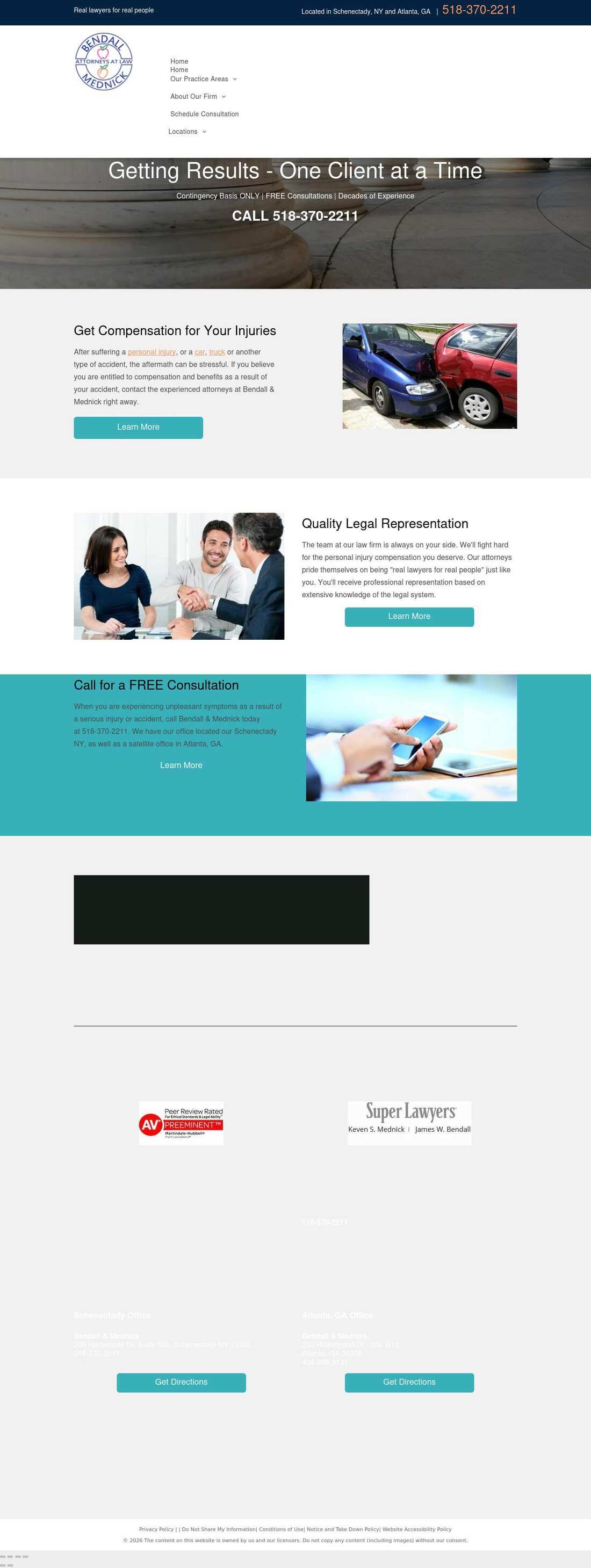 Bendall & Mednick - Schenectady NY Lawyers