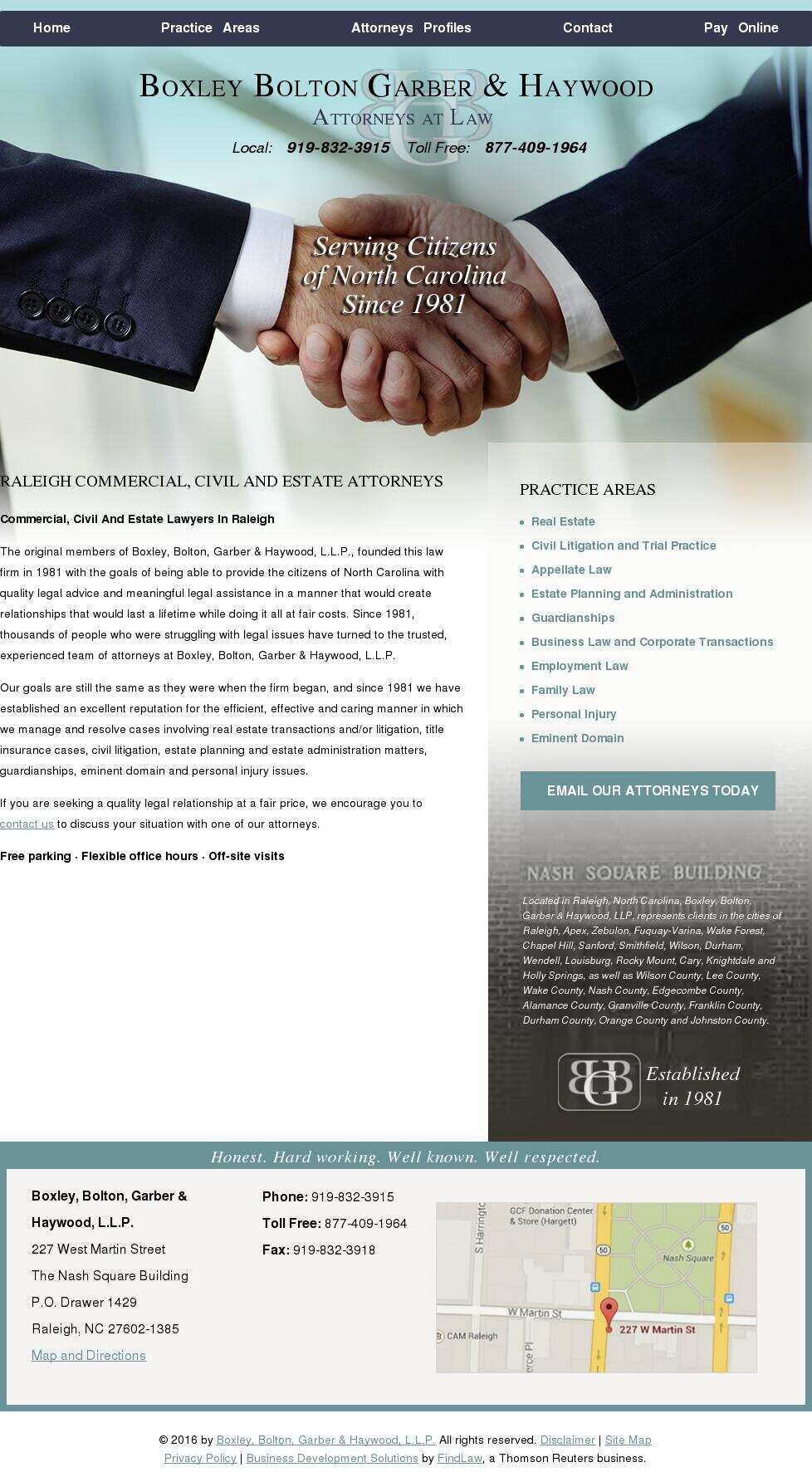 Boxley, Bolton, Garber & Haywood, L.L.P. - Raleigh NC Lawyers