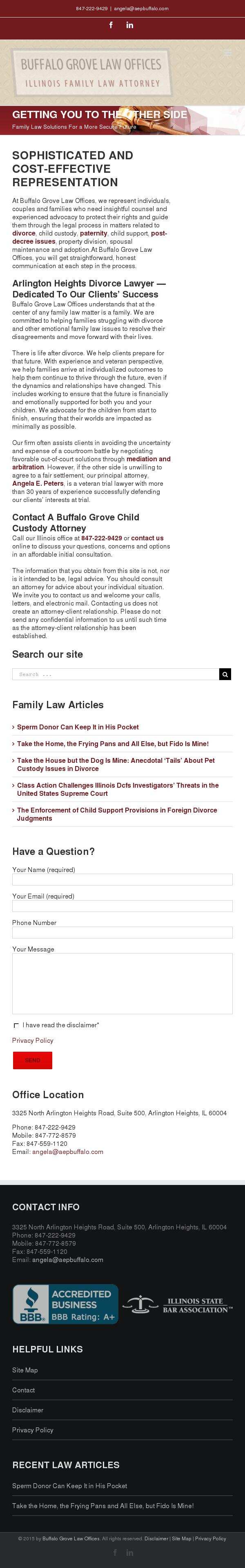 Buffalo Grove Law Offices - Arlington Heights IL Lawyers