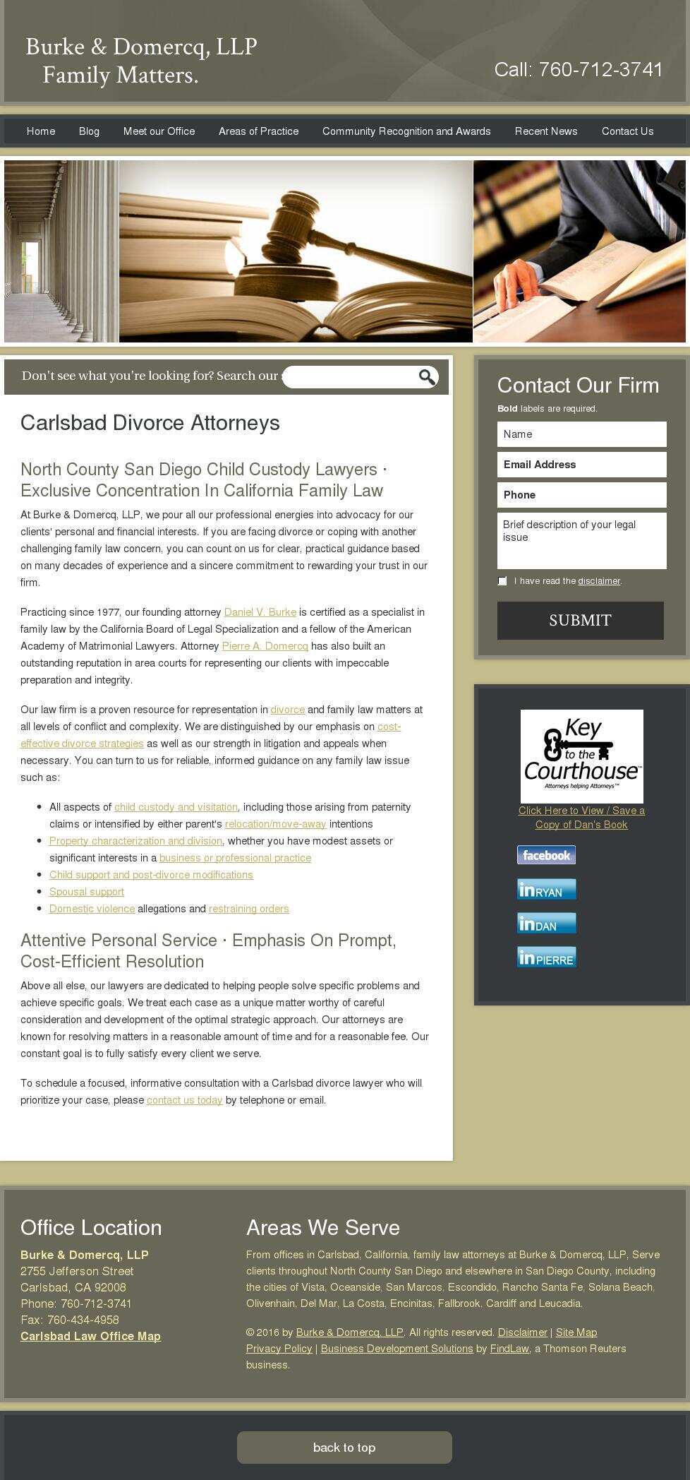 Burke & Domercq, LLP - Carlsbad CA Lawyers