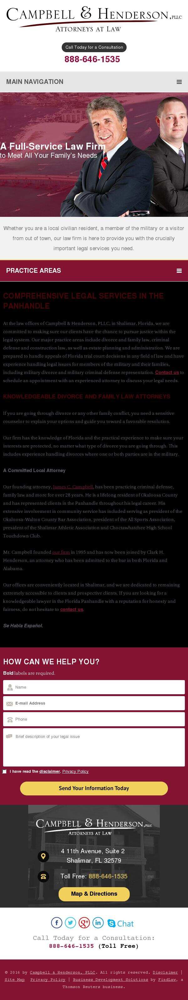 Campbell & Henderson, PLLC - Shalimar FL Lawyers