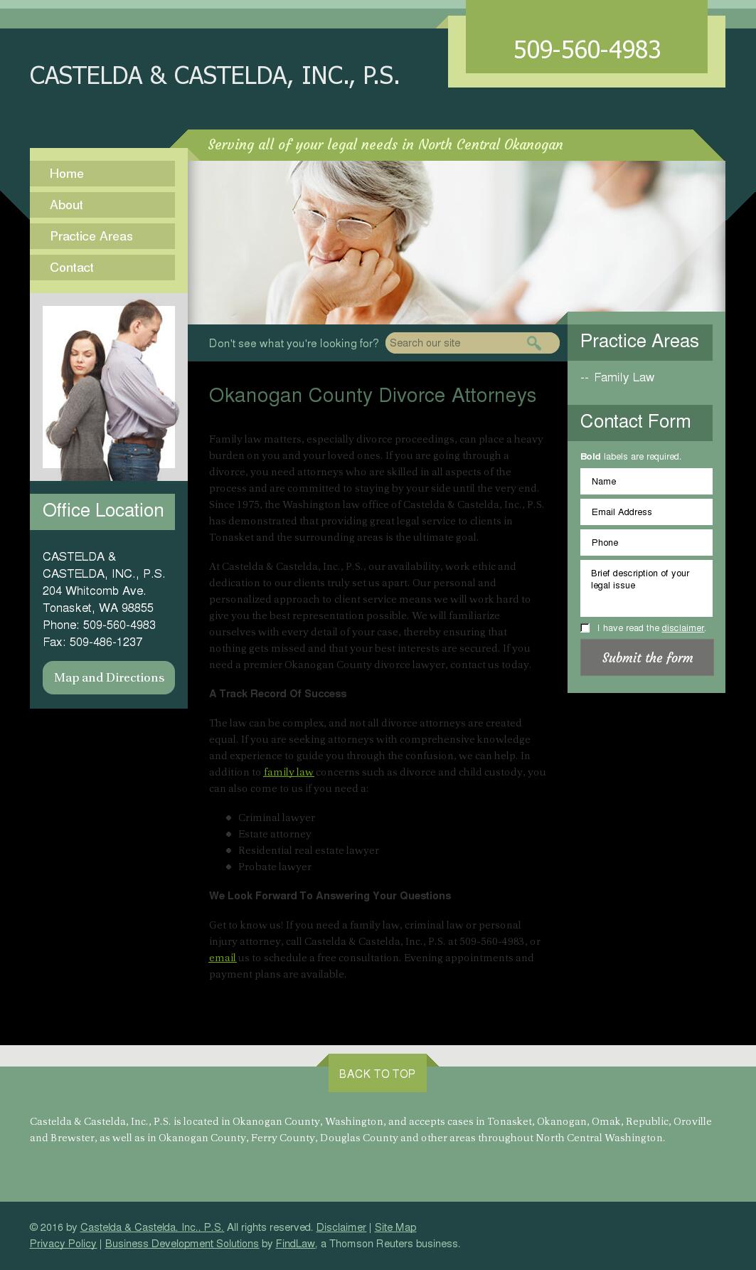 Castelda & Castelda, Inc., P.S. - Tonasket WA Lawyers